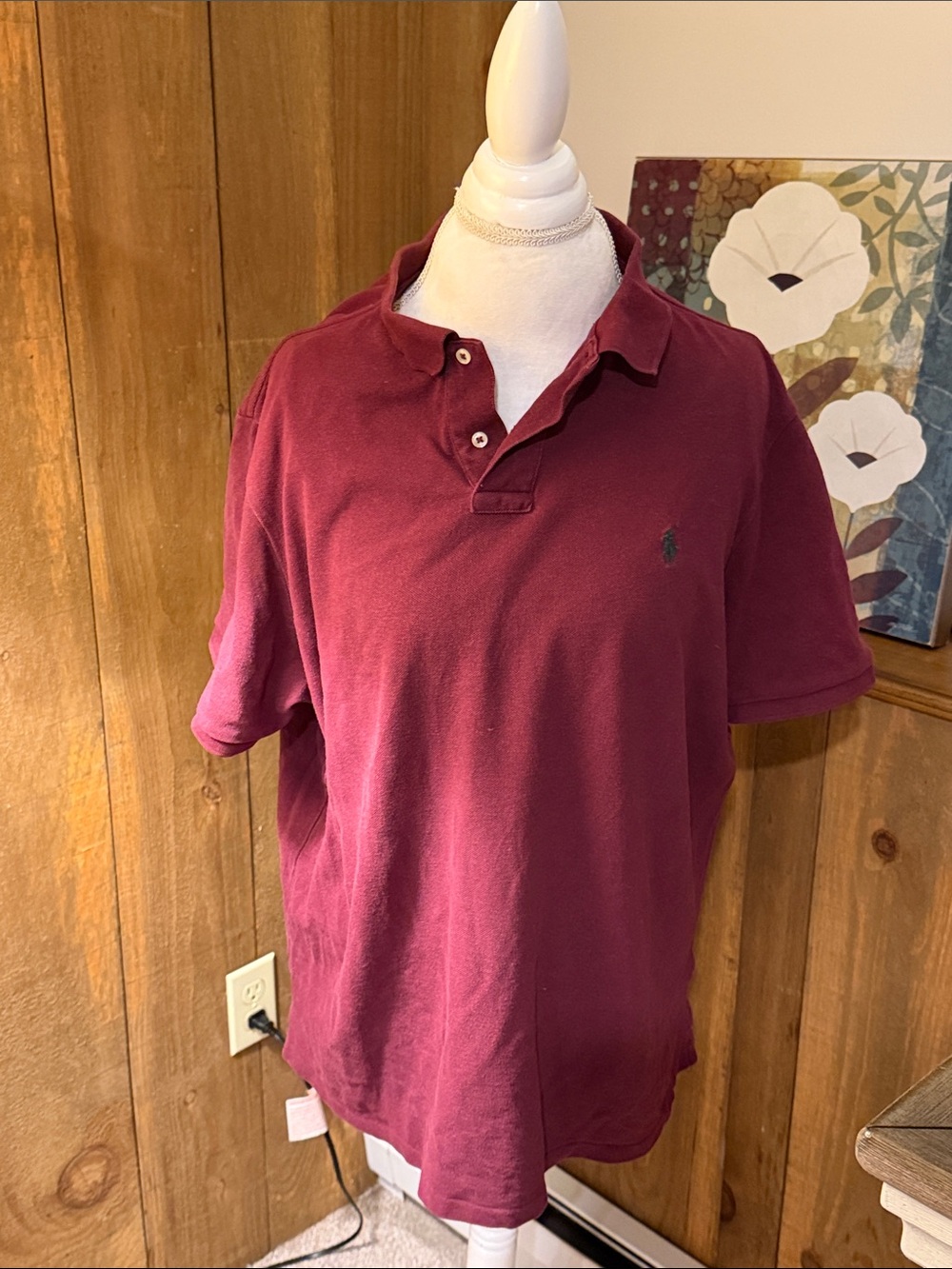 Polo Ralph Lauren Men's Plum Polo Shirt